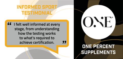 Success Story - One Percent Supplements
