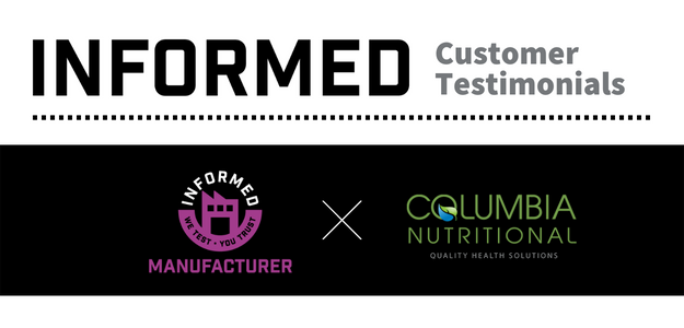 Columbia Nutritional - INFORMED Testimonial